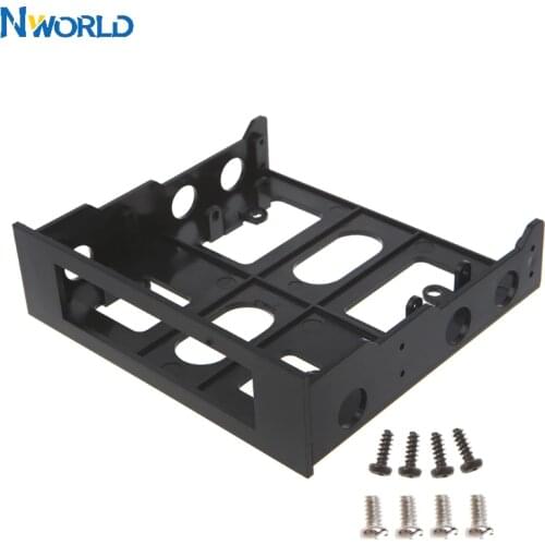 Nworld 3.5'' to 5.25'' Hard Disk Drive Bracket Computer Case Adapter Floyy Kit Mounting Bracket