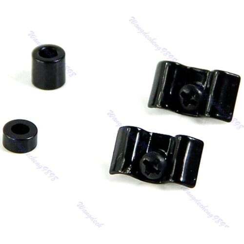 Pair of String Trees For Fender Start OR Tele Guitar Parts Black