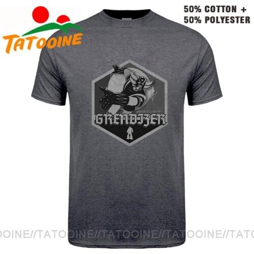 Tatooine 70s 80s Anime Clothing Super Great Mazinger Z T shirt men Retro Grendizer UFO Robot T-shirt Goldorak Vintage Robot Tees