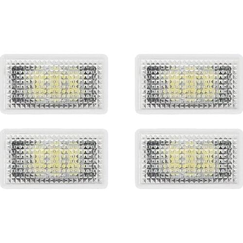For Tesla Model 3/Y/S/X Ultra-Bright Interior LED Light Bulbs Kit Accessories Fit Trunk, Frunk, Door Puddle, White