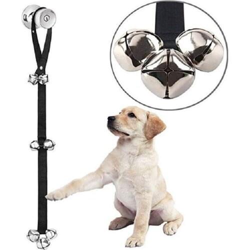 Pet Dog Training Dog Doorbell Rope House Training Communicate Alarm Door Bell for Dogs and Cats Adjustable Pet Supplies