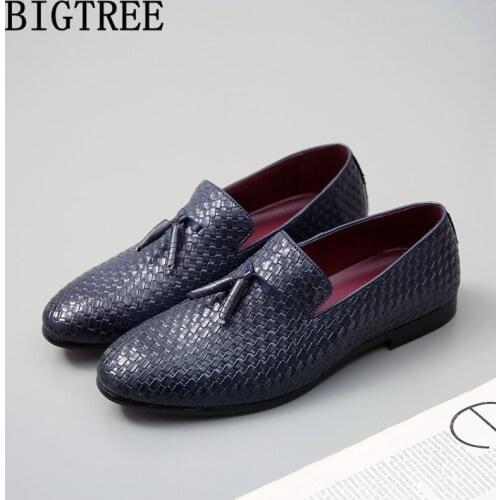 Italian Shoes Men Coiffeur Tassel Shoes Men Dress Loafers Leather Shoes Men Zapatos De Hombre De Vestir Formal Schoenen Vrouw
