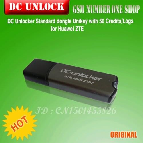 100% original NEW DC Unlocker Dcunlocker with 50 Credits for Huawei ZTE Unlock and repair free shipping