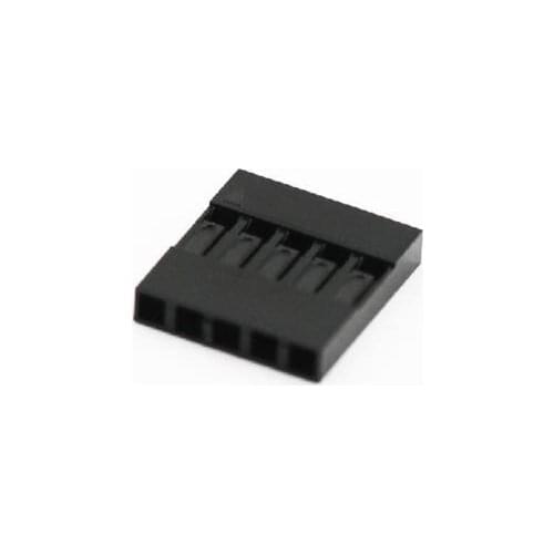 100pcs 2.54mm 5P Pitch Dupont Jumper Wire Cable Housing Female Pin Connector