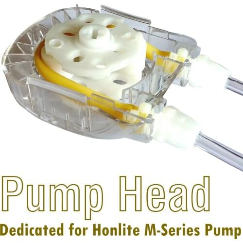 1500ml/min, 3 Rollers, Honlite M-Series Peristaltic Pump Head Assembly