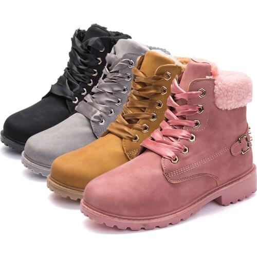 2020 Motorcycle Boots For Martin Boots Women Winter Boots Platform Ankle Boots For Women Winter Shoes Snow Boots Female Booties