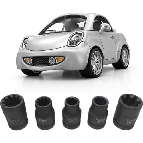 5 Pcs VAG Special Sleeve Brake Calipers Socket Set Hand Repair Tools Auto Repair 11UA