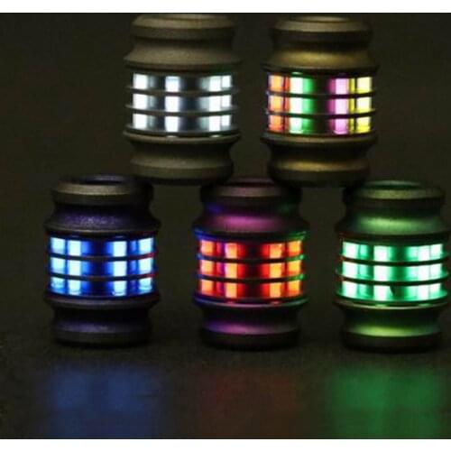 EDC 2 pieces/lot Titanium Alloy Knife Beads A Pendant Paracord Outdoor DIY Decorations Camping Gear EDC Tools