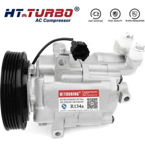 For 92600AX80A 92600AX80B 92600AX800 92600AX84B DKV08 Auto A/C AC Compressor For Nissan MARCH III MICRA K12 16V NOTE E11 1.4 1.6