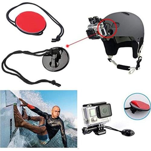 Motorbike Helmet Mount Front+Side Kit with J-Hook Clasp Quick Clip Set for Gopro Hero 7 6 5 4 NK-Shopping