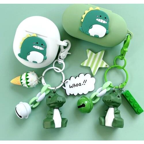 Cute Dinosaur Earphone Case for Oneplus Buds Z Case for For Oneplus Buds Earphone Cover Bluetooth Wireless Headset Charging Box