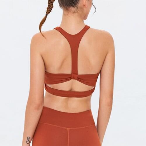 Summer new sports fitness underwear women beauty back cross yoga bra clothes sexy bra fast dry breathable gather shockproof