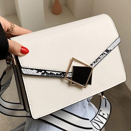 Simple Women Bags Designer Brand Sac Vintage Crossbody Bags for Women Leather Shoulder Bag Fashionable Travel Lady Handbag White