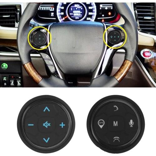 Universal 10 keys Music GPS Navigation Radio Remote Control Buttons Wireless Car Steering Wheel Controller Car Accessories