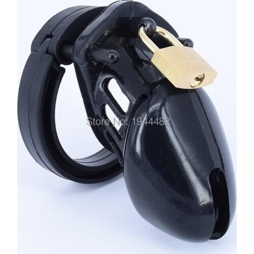 Sex Toys Black Soft Silicone Male Chastity Belt CB6000S Cock Cage Chastity Device Penis Sleeve with 5 Penis Rings For Men