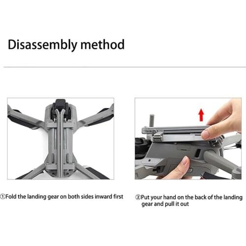 Foldable Extended Landing Gear Extension Height Extender for Mavic Air 2 s Drone Accessories