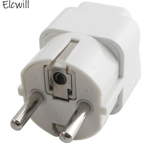 Universal UK US AU To EU AC Power Socket Plug DE France Germany Korea Travel Charger Adapter Converter