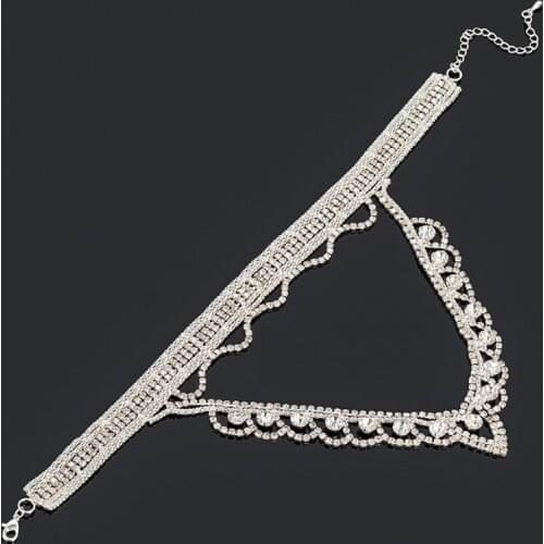 YFJEWE Heart Stylish Wedding Clavicle Necklaces Choker Necklace Women Full Rhinestone Pendant Jewelry Collar Necklace N358