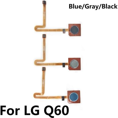 5Pcs/Lot,For LG Q60 LMX525 K50 LMX520 Home Button FingerPrint Touch ID Sensor Flex Cable Ribbon Replacement Parts