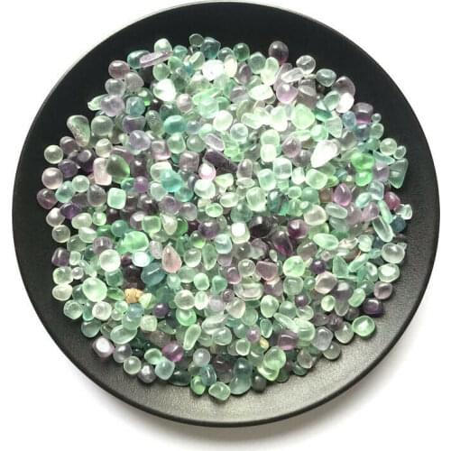 50g 2 Size Natural Fluorite Crushed Stone Mineral Crystal Gemstone Specimen Natural Stones and Minerals