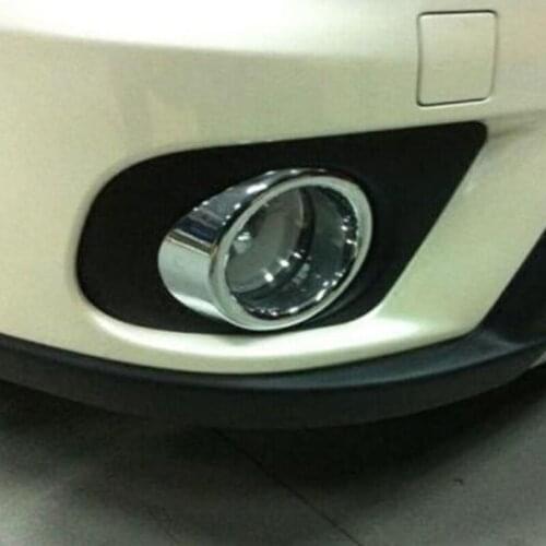 ABS Chrome Car Front Fog Light Lamp Foglight Cover Trim fit for dodge journey fiat freemont 2011-2017