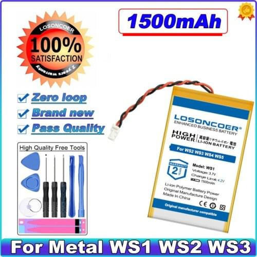 LOSONCOER 1500mAh Battery For Metal Detector XP Deus WS1 WS2 WS3 WS4 WS5 Metal Detector Battery