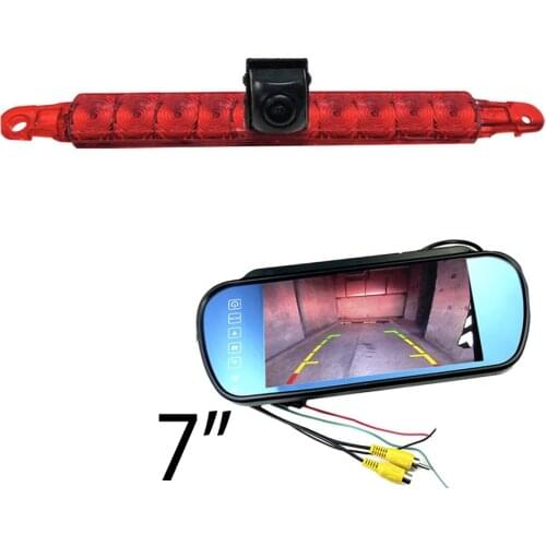 Universate Car Brake Light Reverse Camera Flat Back Housing for Hella 2DA 343 106-201 Light Camera & monitor kit