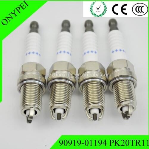 Free Shipping 90919-01194 PK20TR11 Normal Spark Plug For Toyota Avalon Camry Sienna Lexus ES300 90919 01194 PK20TR-11