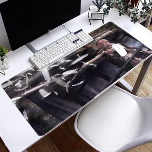Large Mouse Pad Gamer Desk Mat Computer Mousepad Keyboard Table Cover for Dota(90x40) final fantasy mousepad