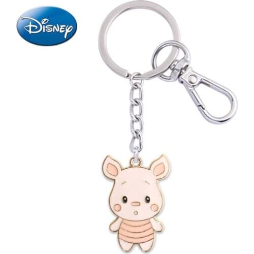 Disney Cute Piggy Piglet Keychain Wild Pendant Niche Bag Earphone Cover Pendant Car Key Student Gift