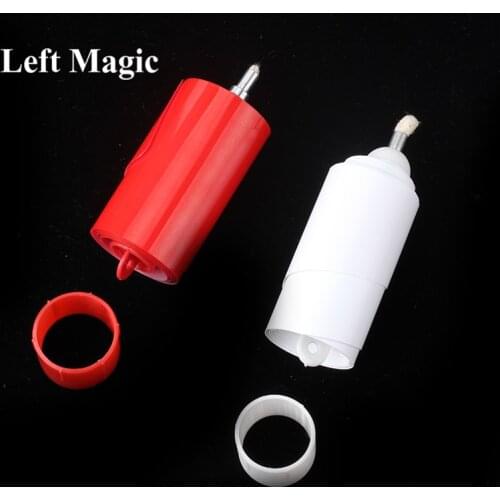 1 Pcs Vanishing Candle Magic Trick Red And White Disappearing Candle Fire Magic Close Up Stage Accessories Mentalism Illusions