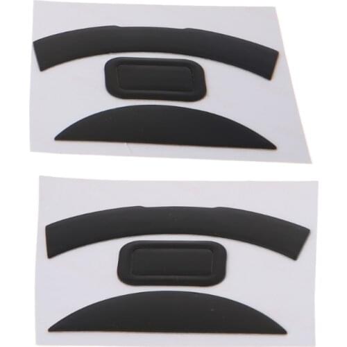 2 Sets 0.6mm Thickness Replacement Mouse Feet Skates for razer DeathAdder Elite A0KB