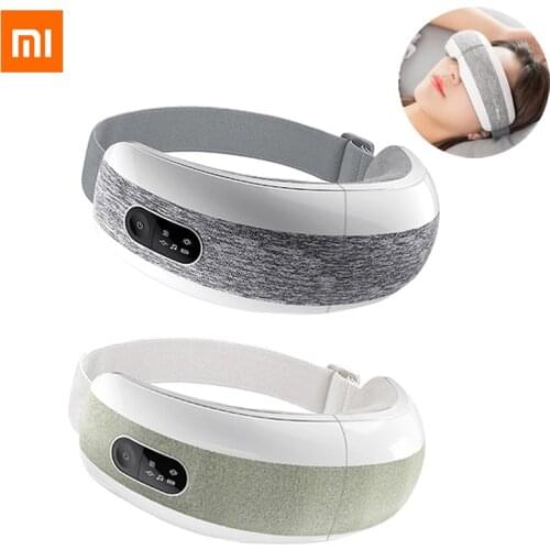 XGEEK Bluetooth-compatible Music Eye Massager Portable Smart Airbag Kneading Soothing Fatigue Eye Strain Relieve Eye care device