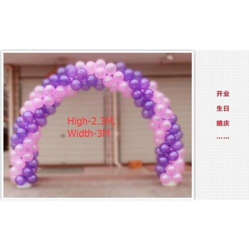 Free shipping,H2.3M,wedding balloon arches set kit portable frame balloon stand base party decoration(balloon+Shelf+Base+Ouch)