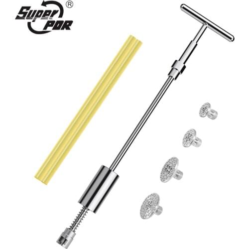 Super PDR dent repair tools set paintless dent removal tools kit slide hammer dent glue tabs glue sticks car repair hand tools