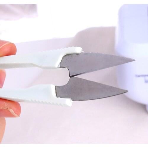 Hot Sale Craft Sewing Stainless Steel Stitch U-Shape Use Scissors Snip Thread Cut Line Trimming Nipper Essential Cutter Cross