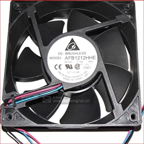 DELTA Delta AFB1212HHE 12V 12CM 12038 0.70A speed / alarm cooling fan