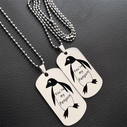 You're My Penguin Necklace Romantic Gift Anniversary Gift Valentines Day Gifts For Boyfriend Girlfriend Husband