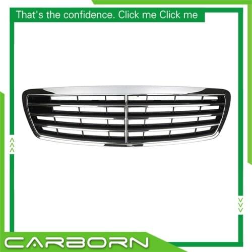 For-Mercedes-Benz E-class W211 02 03 04 05 06 ASSY Style Gloss Black/Matt Black Front Racing Grille