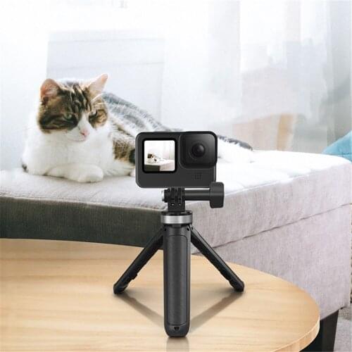 Handheld Desktop Tripod Aluminum Alloy Action Camera Expansion Bracket PHone Holder Parts for GoPro Mobile