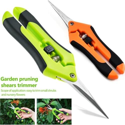 Stainless Steel Garden Pruning Shears Cutter Flower Branches Pruner Hand Tool precisely cut even for bonsai small indoor plants