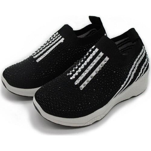 Rhinestone Baby Running Sneakers Unisex Girls Boys Sport Stretch Mesh Shoes Cartoon Infant Kids Shoes Fashion Comfort