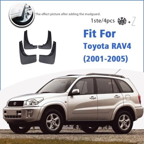 Mudguard For Toyota RAV4 2001-2005 Front Rear 4pcs Mudflaps Mudguards Car Accessories Auto Styline Splash Guard Fender Mud Flap