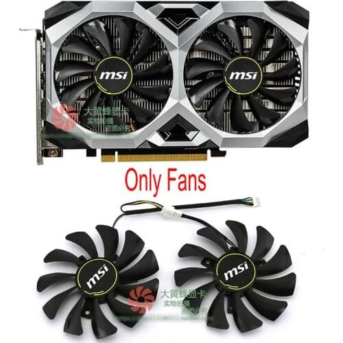 New for MSI RTX2060 VENTUS XS 6G GTX1660 GTX1660ti Graphics Video Card cooling fan 1Set