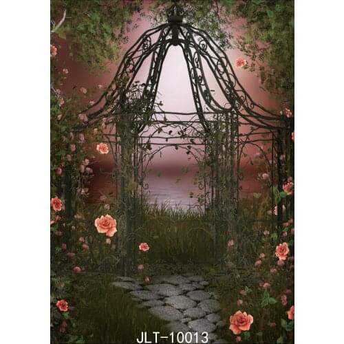 Vinyl Halloween Wedding Flowers Photographic Backgrounds Halloween Customized Backdrop Photoshoot Background for Photo Studio