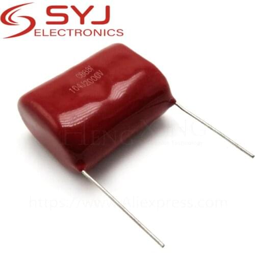 10pcs/lot 0.1uF 2000V 2KV CBB 104 100NF Polypropylene film capacitor pitch 25mm CBB81 In Stock