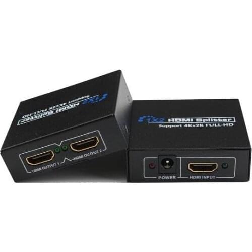 4K 2 Port HDMI 1 Input 2 Output Metal Industrial Splitter Çoklayı