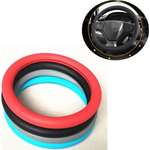 Car styling Hot silicone car steering wheel cover For Mercedes Benz A180 A200 A260 W203 W210 W211 AMG W204 C E S CLS CLK CLA SLK
