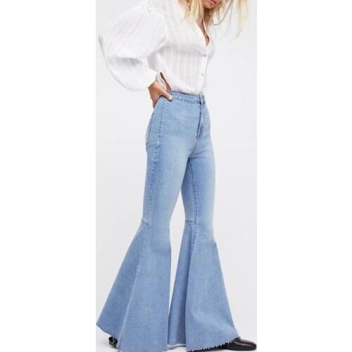 Byoucosy Women's Flared Jeans