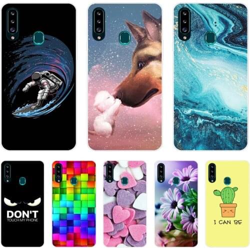 Case For Samsung Galaxy A20 Case A205FN Silicone Soft TPU Slim Back Cover Case For Samsung A20E A20 A20S A 20E A 20 Phone Cover